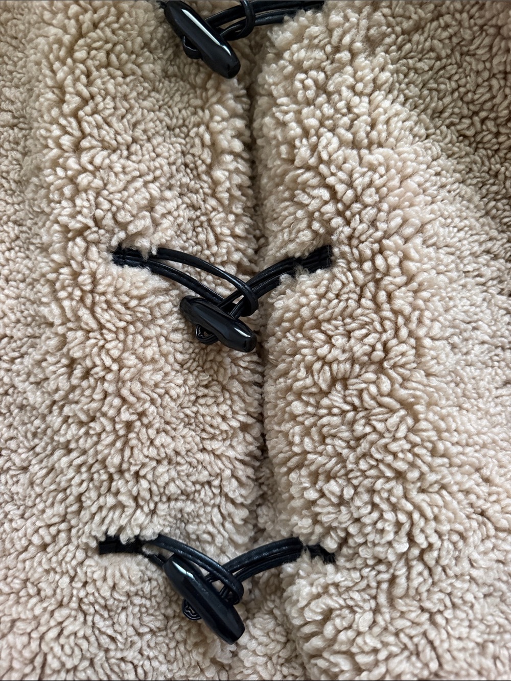 Zara Tan Teddy Toggle Jacket - Picture 2 of 6